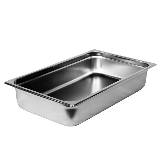 European GN Pan Steel  1/1x100mm